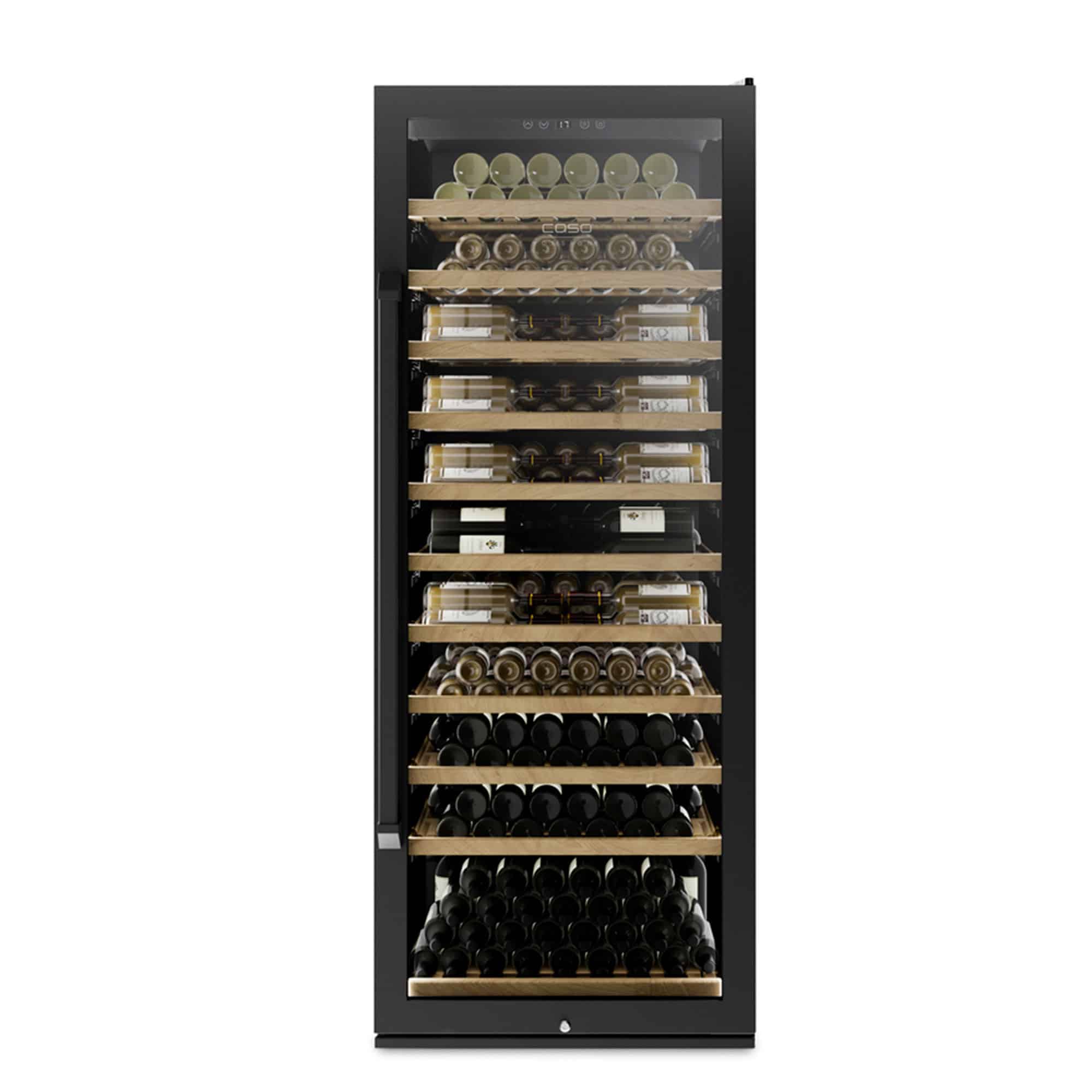 Caso 664 WineSafe 300 Smart fritstående vinkøleskab 300 flasker, sort